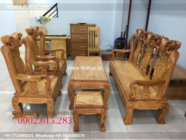 Wooden Sofa Set Wooden Sponge Sofa Set No-5853 Wooden Sofa Frame Manufacturers