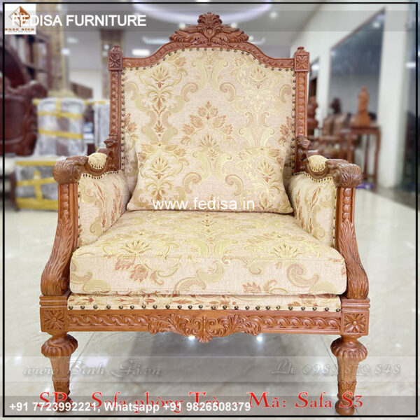 Wooden Sofa Set Wooden Left L Shaped Couch No-5899 Wooden Street Sofa Set