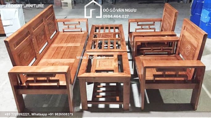 Wooden Sofa Set Wooden L Corner Sofa Set No-5920 Wooden Sofa Set Price Below 20015