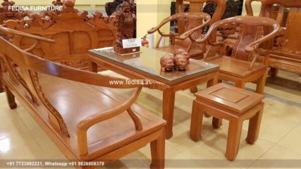Wooden Sofa Set Wooden Modular L Shaped Sofa No-6002 Wooden Sofa Set