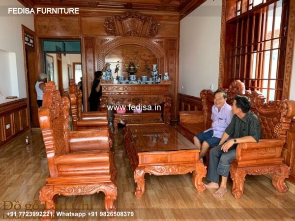 Wooden Sofa Set Wooden 6 And 3 Seater Leather Sofa Sets No-6014 Wooden Sofa Online
