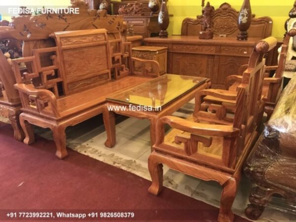 Wooden Sofa Set Wooden Washable Sofa Sectional No-6101 Modern Wooden Sofa Set
