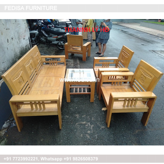 Wooden Sofa Set Wooden Sofa Set Maharaja Style No-6118 Royal Oak Wooden