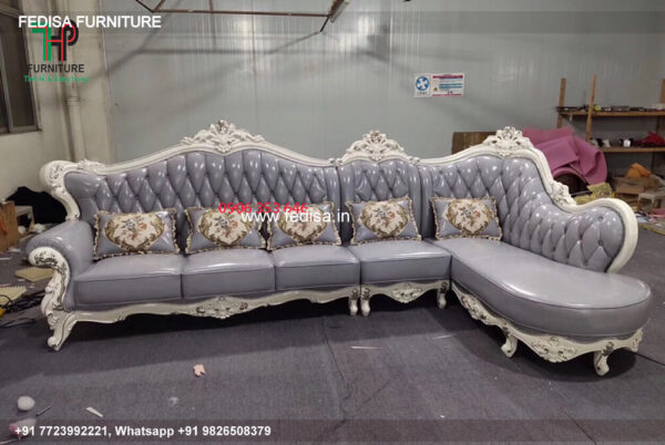 Wooden Sofa Set Wooden Modern L Shaped Sectional No-6226 Second Hand Wooden Sofa Set
