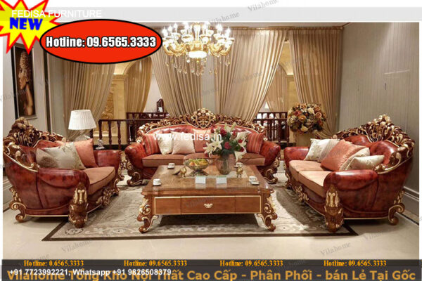 Wooden Sofa Set Wooden Luxury L Shaped Sofa No-6304 Royal Wooden Sofa Set
