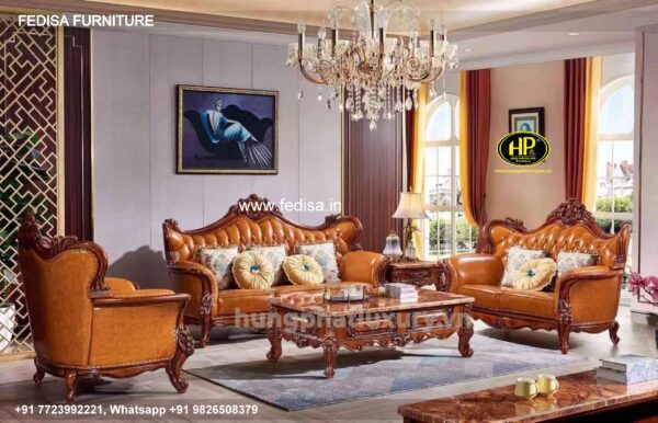 Wooden Sofa Set Wooden Luxury L Shape Sofa Set No-6339 Wooden Sofa Online