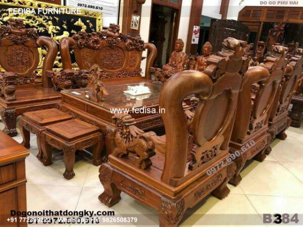 Wooden Sofa Set Wooden L Shape Sofa Bed No-6492 Wooden Sofa Frame Manufacturers