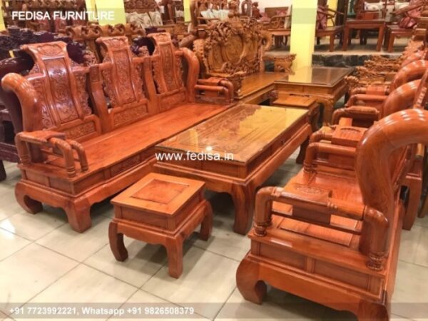 Wooden Sofa Set Wooden L Shaped Couches For Sale No-6523 Wooden Sofa Online