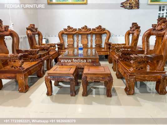 Wooden Sofa Set Wooden U Shape Sofa Set No-6533 29 Seater Wooden Sofa Set