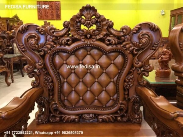 Wooden Sofa Set Wooden 8 Piece Couch Set No-6579 10 Seater Wooden Sofa