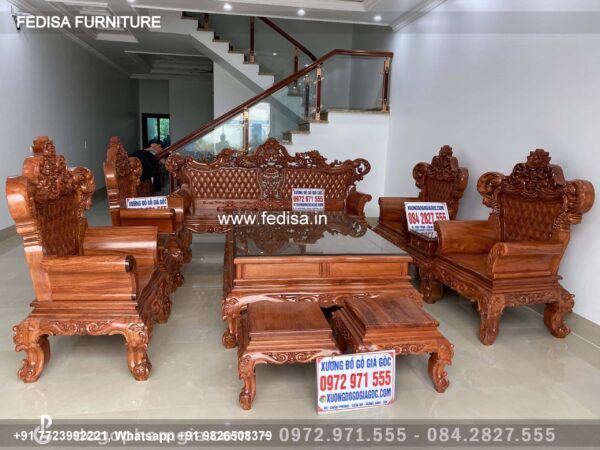 Wooden Sofa Set Wooden Lakadi Ka Sofa No-6586 Damro Wooden Sofa Set
