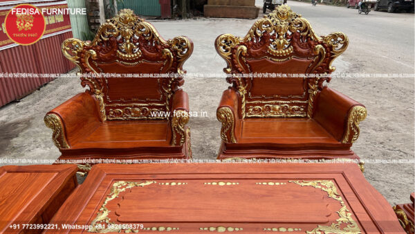 Wooden Sofa Set Wooden Genuine Leather Sofa Set No-6596 10 Seater Wooden Sofa Below 10000