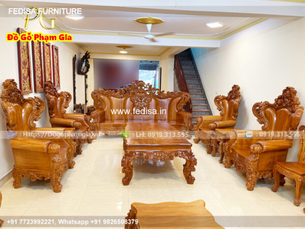 Wooden Sofa Set Wooden Affordable Living Room Sets No-6598 33 Seater Wooden Sofa Set