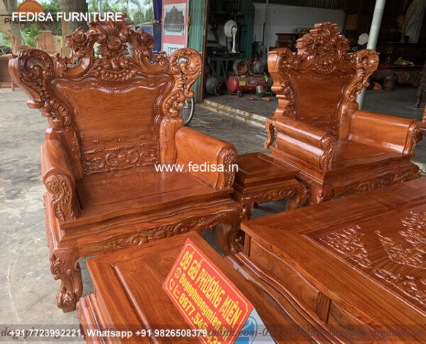 Wooden Sofa Set Wooden 7 Seater Sofa Set No-6604 Wooden Sofa Set Amazon