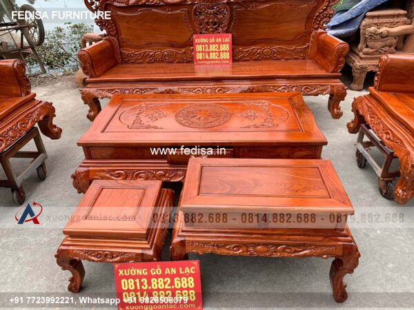 Wooden Sofa Set Wooden Home Sofa Set No-6609 Wooden Royal Sofa Set