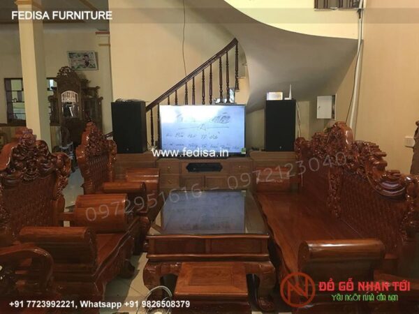 Wooden Sofa Set Wooden Evok Sofa Set No-6668 Wooden Street Sofa Set