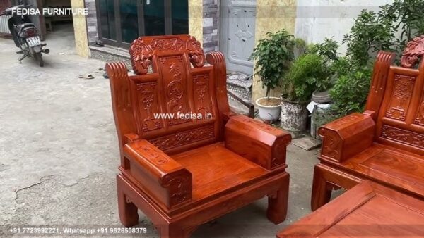 Wooden Sofa Set Wooden Air Sofa Set No-6700 Luxury Wooden Sofa Set
