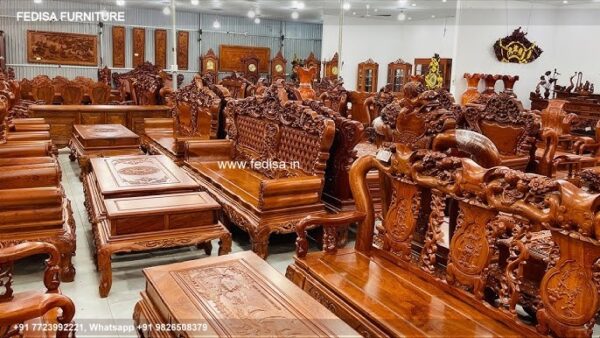 Wooden Sofa Set Wooden L Shape Chair No-6717 Urban Wooden Ladder Sofa