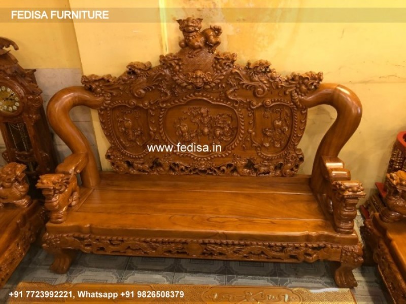 Wooden Sofa Set Wooden Simple Sofa Set Price No-6757 Royal Oak Wooden Sofa Set