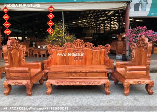 Wooden Sofa Set Wooden 8 Piece Living Room Furniture Set No-6799 Wooden Sofa Set Amazon