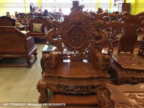 Wooden Sofa Set Wooden Wood Furniture Sofa Set No-6813 Royal Wooden Sofa Set