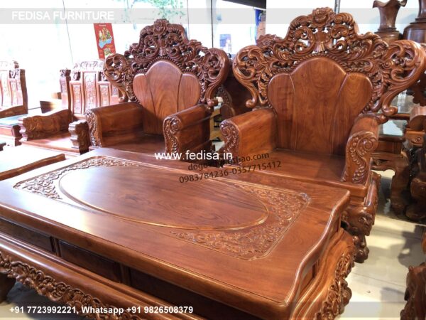 Wooden Sofa Set Wooden Westido No-6836 Wooden Sofa Set