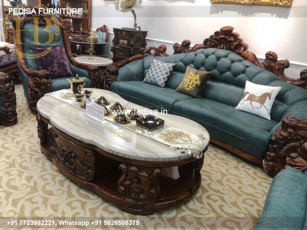 Wooden Sofa Set Wooden White Couch Set No-6882 Wooden Sofa Frame Manufacturers