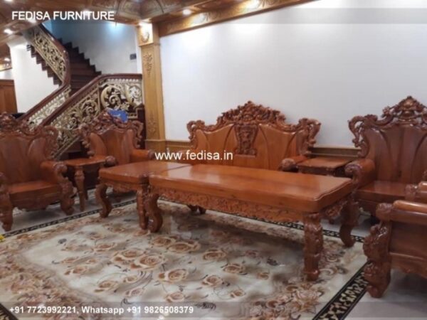 Wooden Sofa Set Wooden Green L Shaped Sofa No-6902 Wooden Sofa Set Price