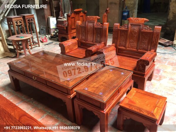 Wooden Sofa Set Wooden Modern Leather Living Room Sets No-6962 18 Seater Wooden Sofa Set