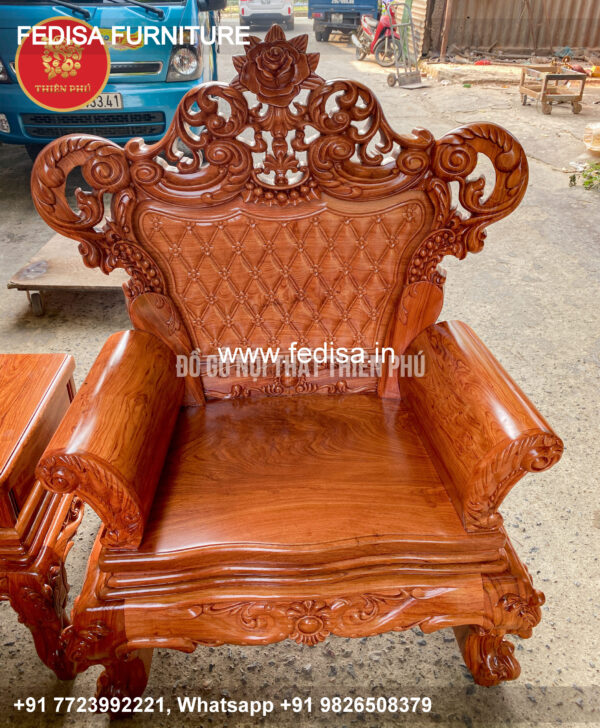 Wooden Sofa Set Wooden Leather Couch Set For Sale No-6997 Sofa Set Price Wooden