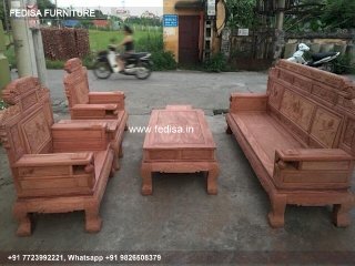Wooden Sofa Set Wooden Low Sofa Set No-7049 Simple Wooden Sofa Set