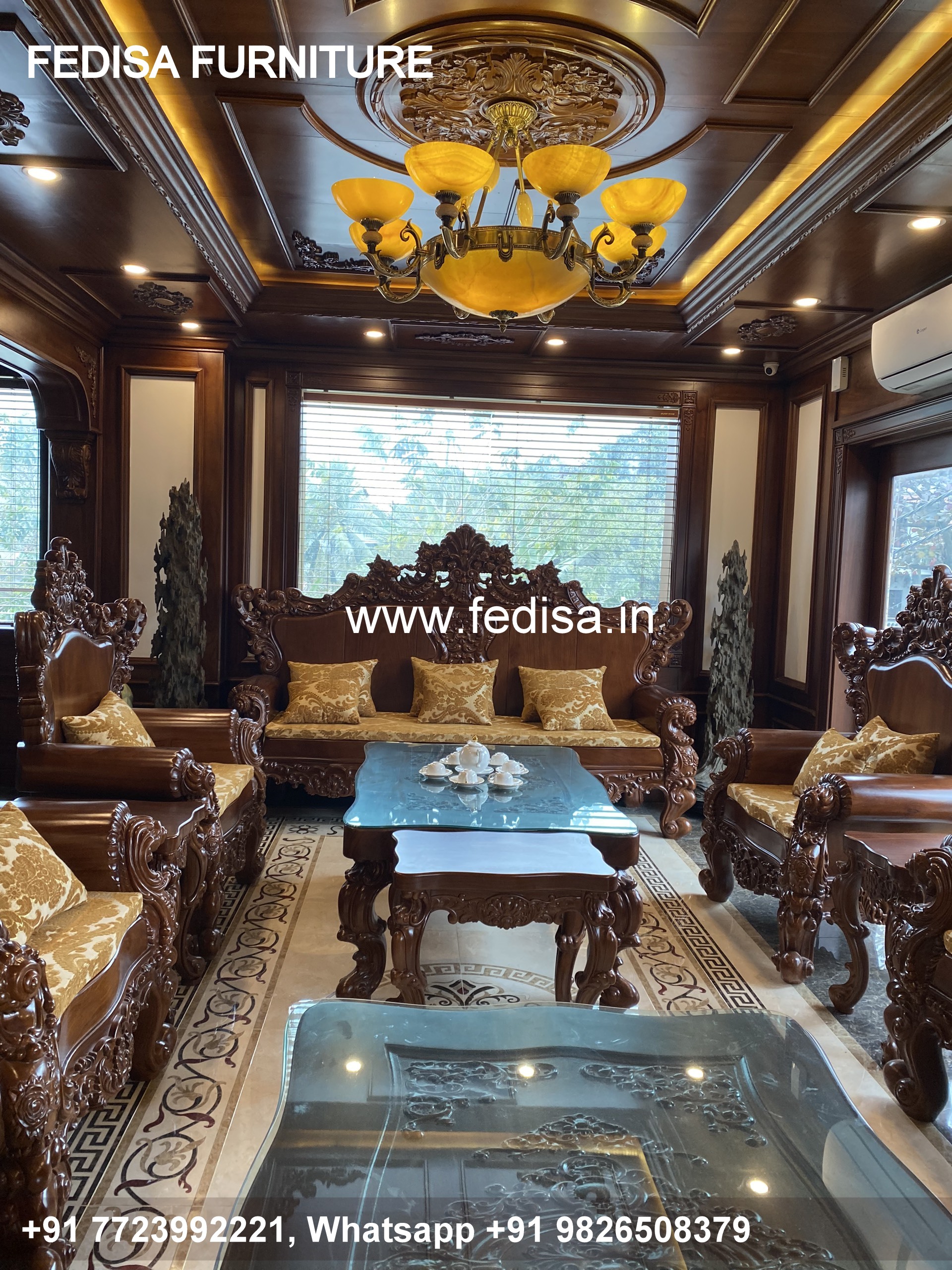 Wooden Sofa Set Wooden Sponge Sofa Set No-7142 Wooden Sofa Frame Manufacturers