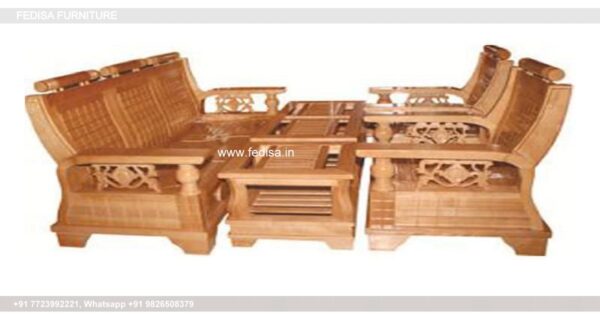 Wooden Sofa Set Wooden Red Living Room Sets No-7200 Latest Wooden Sofa