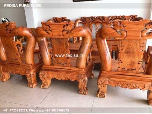 Wooden Sofa Set Wooden Steel Sofa Set Low Price No-7212 Royal Oak Wooden Sofa Set
