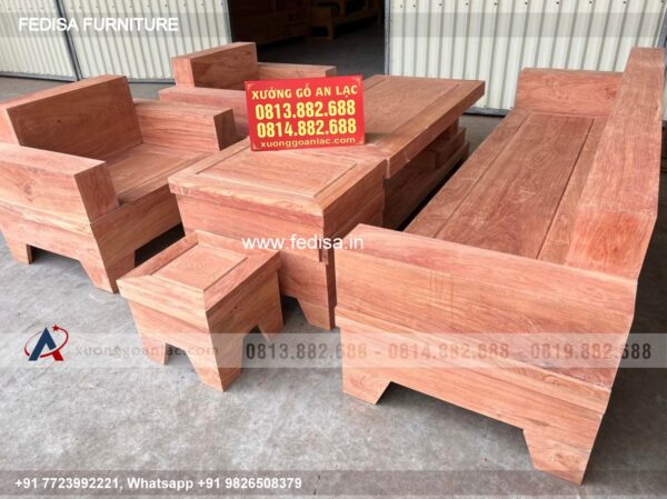Wooden Sofa Set Wooden Set Of Sofa No-7259 Wooden Royal Sofa Set