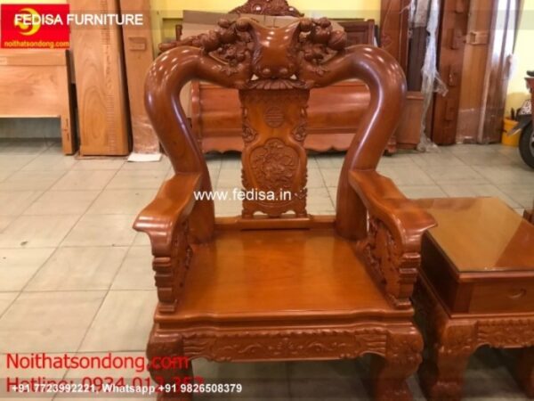 Wooden Sofa Set Wooden Sofa Set Blue Color No-7290 Wooden Sofa Set Online Flipkart