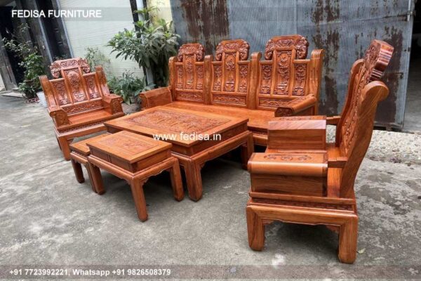 Wooden Sofa Set Wooden L Shape Sofa Color Combination No-7305 Wooden Sofa Cushion Set
