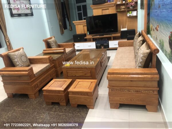 Wooden Sofa Set Wooden Amaya Fabric Sleeper Sofa Sectional No-7306 L Shape Sofa Set Wooden