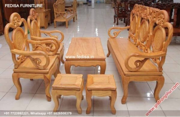 Wooden Sofa Set Wooden Jodhpuri Sofa Set No-7412 Second Hand Wooden Sofa