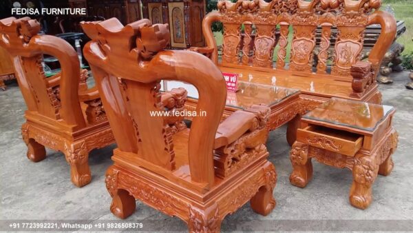 Wooden Sofa Set Wooden Leather Power Reclining Sofa Set No-7652 Simple Sofa Set Wooden