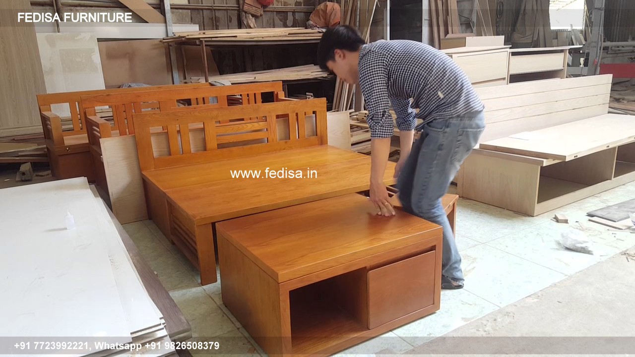 Wooden Sofa Set Wooden Wakefit Snoozer Sofa No-7717 Simple Sofa Set Wooden