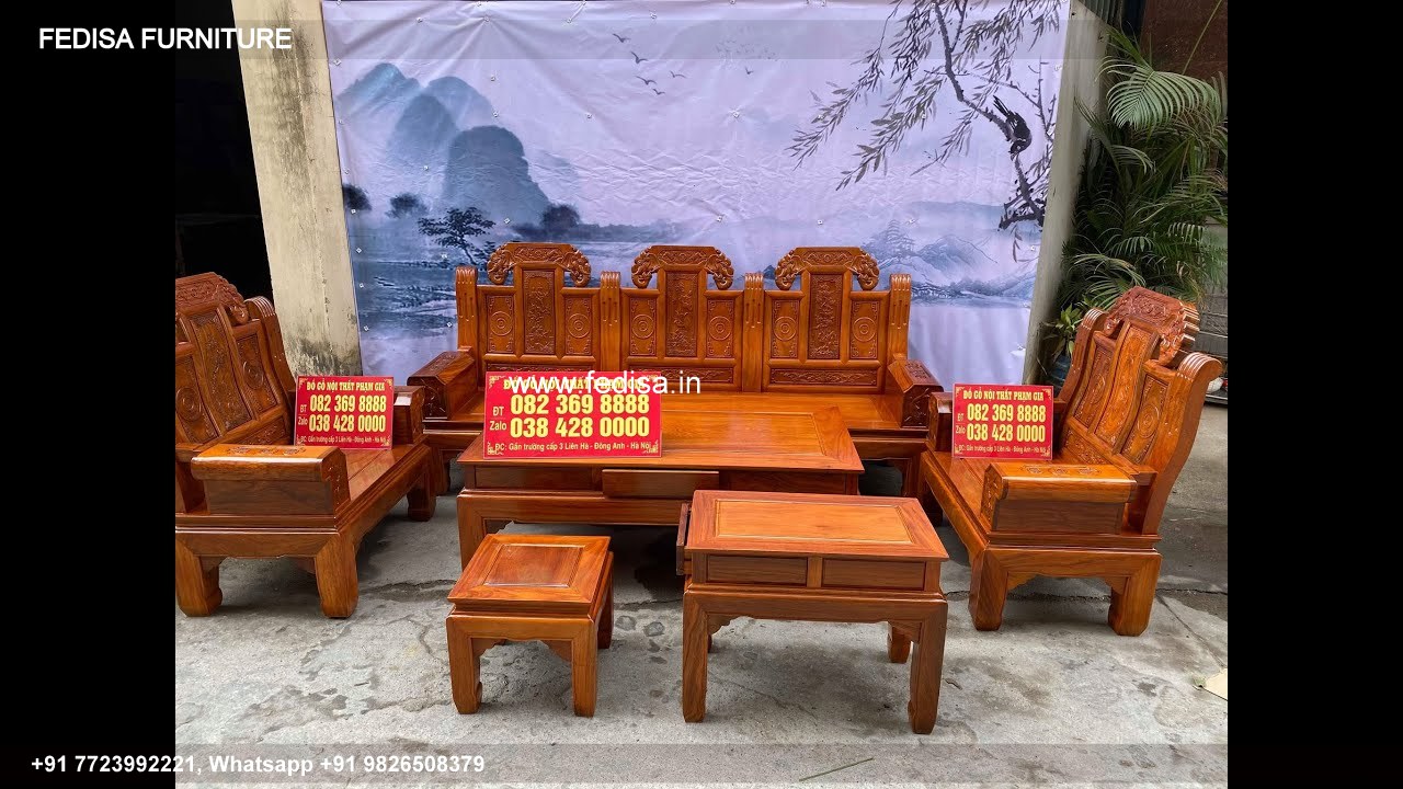 Wooden Sofa Set Wooden Recliner Sofa Set No-7753 Simple Wooden Sofa Set