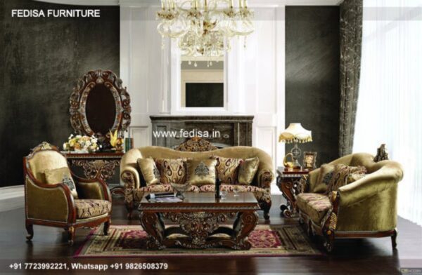 Wooden Sofa Set Wooden Second Hand Sofa Set No-7780 Cushion For Wooden Sofa Set
