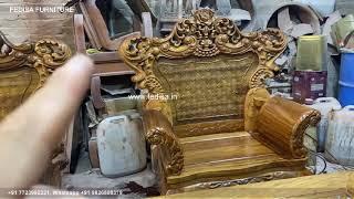 Wooden Sofa Set Wooden 8 Piece Couch Set No-7904 Latest Wooden Sofa