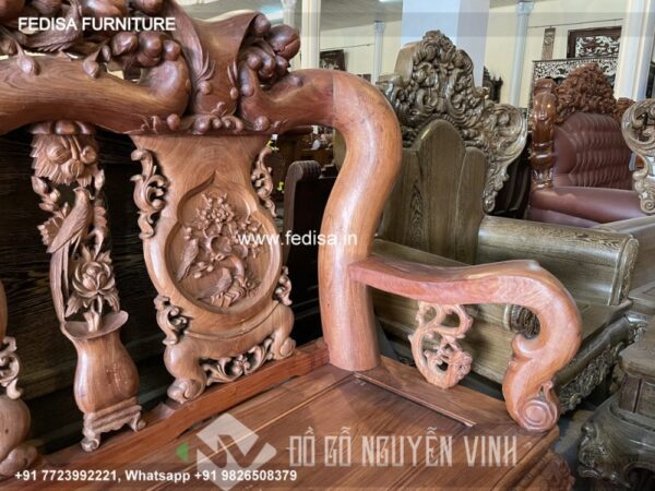 Wooden Sofa Set Wooden Purple Sofa Set No-7935 Wooden Price Sofa