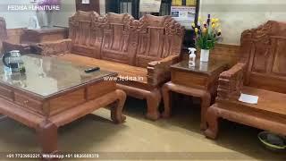 Wooden Sofa Set Wooden Bamboo Sofa Set Price No-7950 12 Seater Wooden Sofa Below 10000