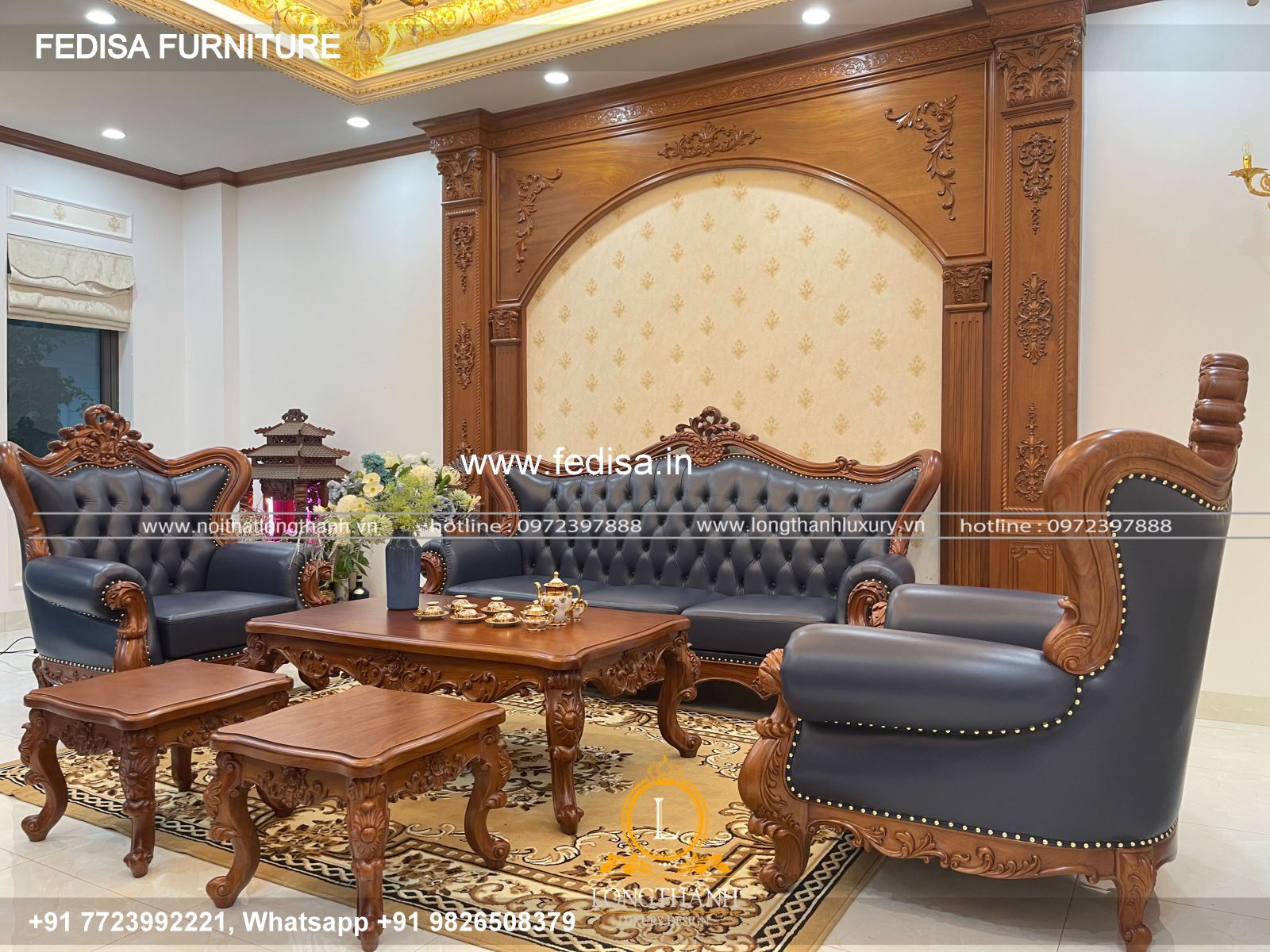 Wooden Sofa Set Wooden Bedroom Sofa Set No-7969 Latest Wooden Sofa