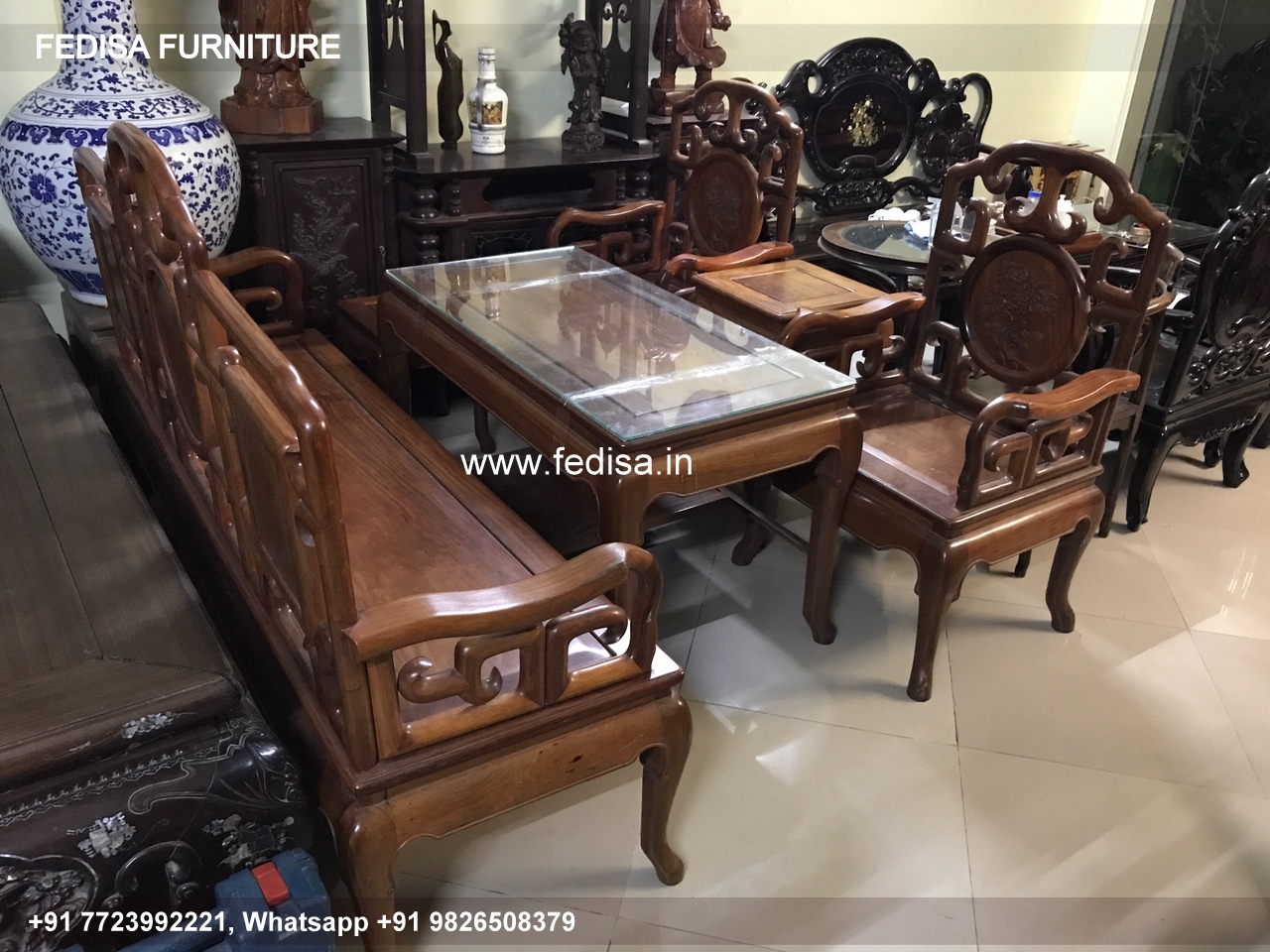 Wooden Sofa Set Wooden Wooden Setty No-7978 Wooden Sofa Set Price Below 20009