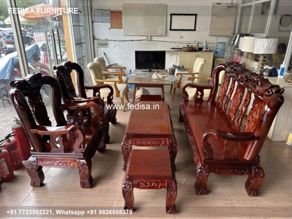 Wooden Sofa Set Wooden Air Sofa Set No-7989 Luxury Wooden Sofa Set