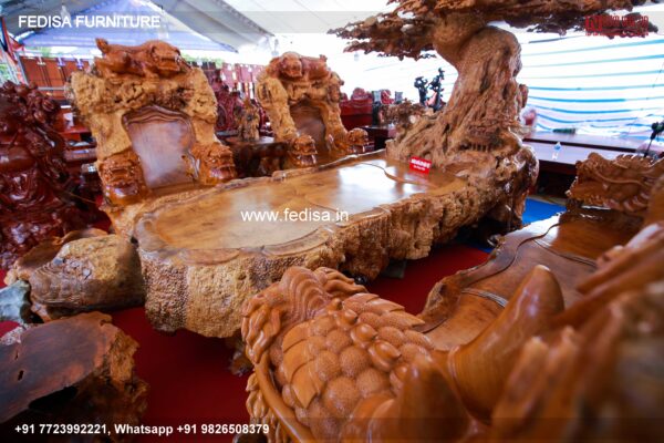 Wooden Sofa Set Wooden 9 Seater L Shape Sofa No-8011 Wooden Corner Sofa Set